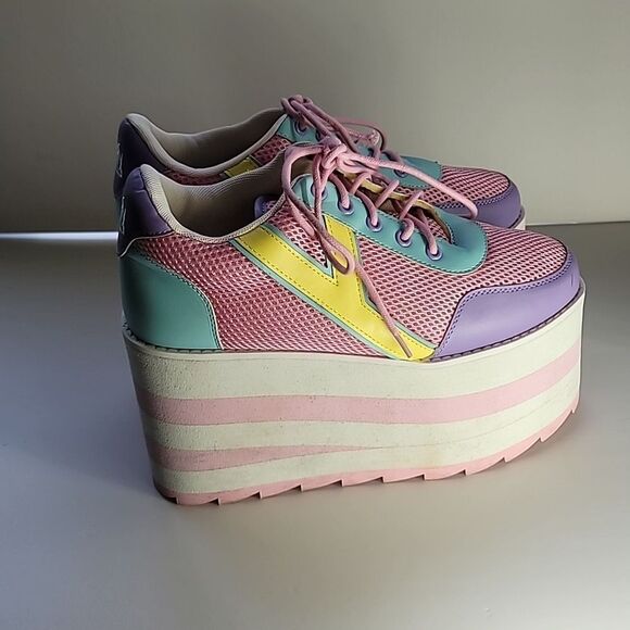 XTRA by YRU Karazii Platform Sneakers - Pastel Size 9 - Picture 3 of 11